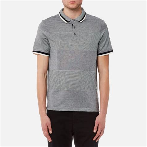 orange michael kors synth birdseye short sleeve polo|Michael Kors Polo shirts for Men .